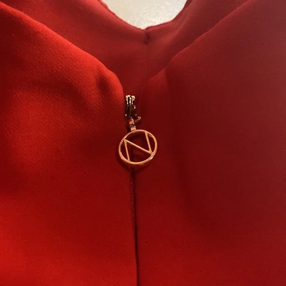 Nookie Bisous red micro party dress L - Picture 6 of 7